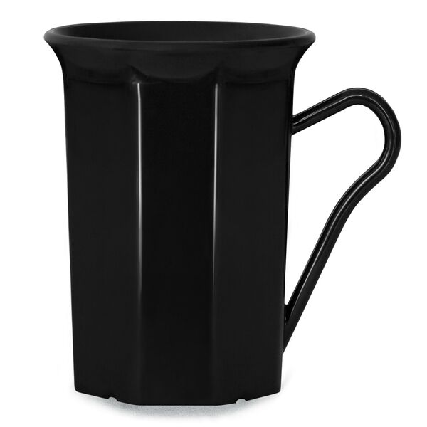 AKU PP-Kaffeebecher mit Henkel aus Kunststoff, 200 ml/0,20 l, Mehrweg, schwarz